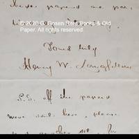 Autograph Letter Signed, July 9, 1855 by Longfellow, Henry Wadsworth - July 9, 1855