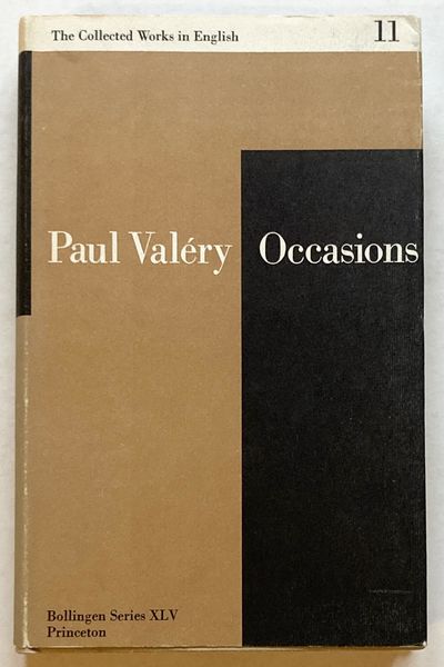 Occasions. The Collected Works of Paul Valéry.…