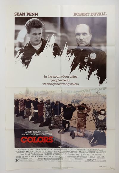 ORIGINAL "COLORS" MOVIE POSTER