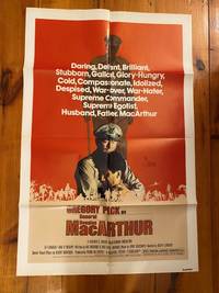 MacArthur One Sheet 1977 Gregory Peck, Ed Flanders