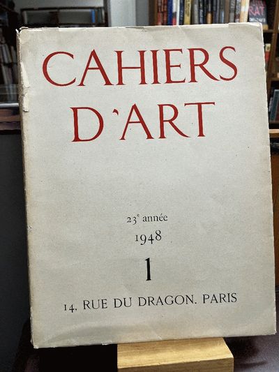 Cahiers D'Art: 23e ANNÉE 1948. 1