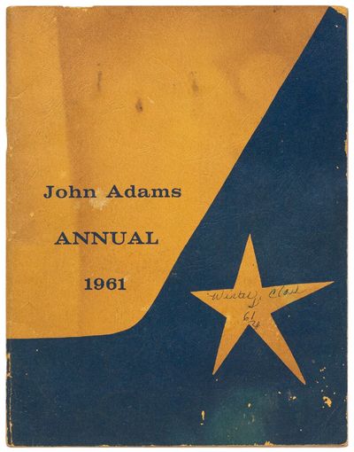 [Cover title]: John Adams Annual 1961