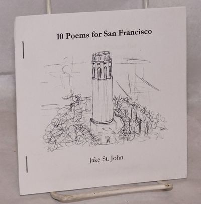 n.p.: One Time Press, 2009. 10p., 5.5x5.5 inch sheets stapled at left, very good. Collection of poem...