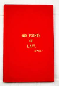 100 Points of Law for South Australian Business Men by Lex - 1930