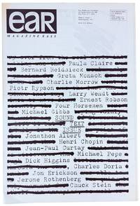 Ear Magazine East, Vol. 6, no. 5, October/November, 1981