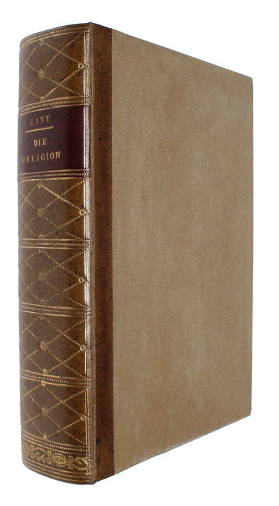 Die Religion innerhalb der Grenzen der blossen Vernunft. - [ONE OF NO MORE THAN A HANDFUL COPIES ON SPECIAL PAPER, GIVEN BY KANT TO HIS CLOSE FRIEND HASSE] (photo 3)