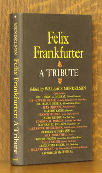 cover of FELIX FRANKFURTER A TRIBUTE