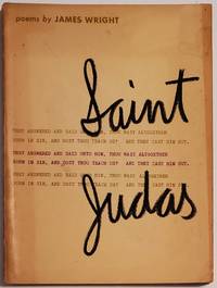 SAINT JUDAS by Wright, James - 1959