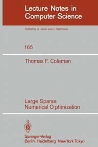 Large Sparse Numerical Optimization
