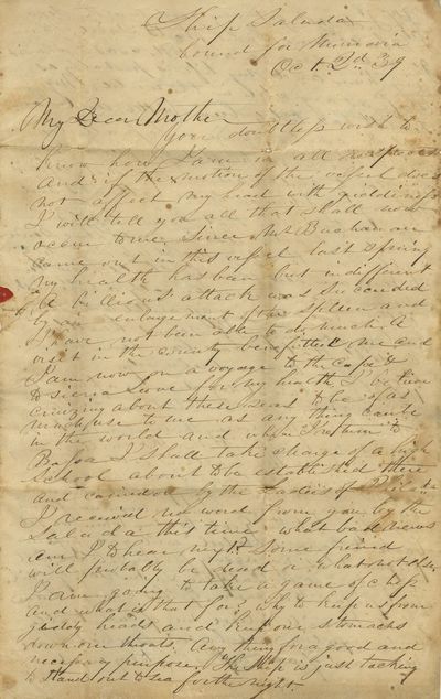 Two Letters of Bassa Cove Physician,...; (photo 2)