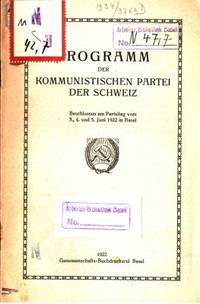 Programm der Kommunistischen Partei der Schweiz