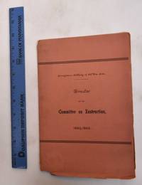 image of Pennsylvania Academy of the Fine Arts; Circular of the committee on instruction, 1884-1885