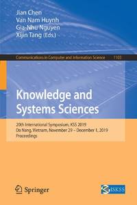Knowledge and Systems Sciences : 20th International Symposium, KSS 2019, Da Nang, Vietnam,...