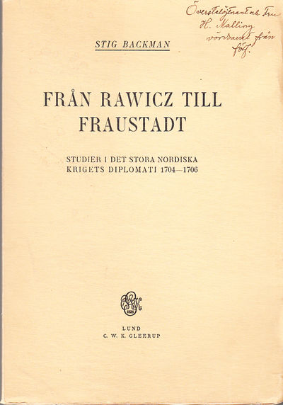 Från Rawicz till Fraustadt. Studier i det stora…