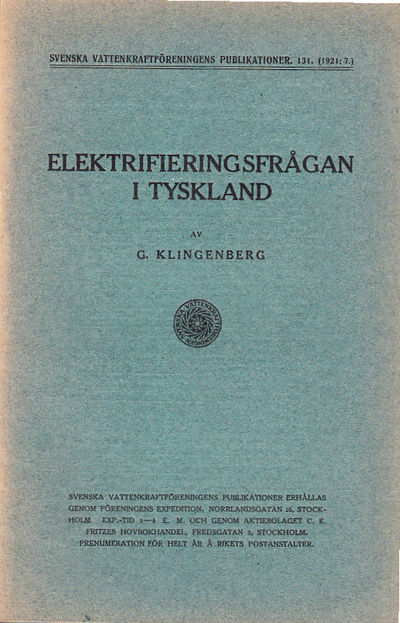 Elektrifieringsfrågan i Tyskland.