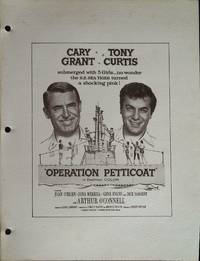 Operation Petticoat Campaign Sheet 1964 Cary Grant, Tony Curtis