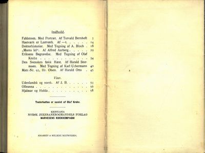 Theaterkatten/Teaterkatten er samlet av Olaf Krohn. Fem nummer bundet i ett bind. (photo 5)
