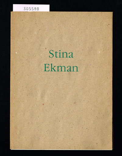 Stina Ekman 10/2-26/2 1989. Galleri Eklund…