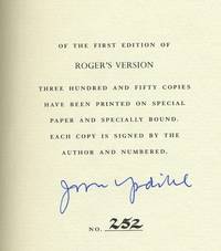 Roger&#039;s Version, Signed by the author by Updike, John - 1986