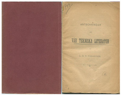 Anteckningar om vår tekniska literatur.