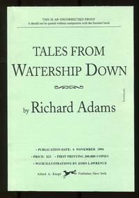 Tales from Watership Down by ADAMS, Richard - 1996