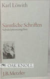 KARL LÖWITH, SÄMTLICHE SCHRIFTEN, SUBSKRIPTIONSANGEBOT