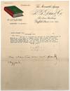 Depictions of Books -- Early 1900s Illustrated Letterhead for Credit Reporting Agency