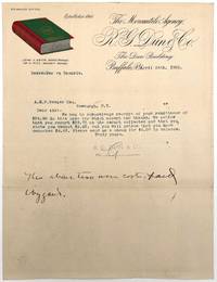 Depictions of Books -- Early 1900s Illustrated Letterhead for Credit Reporting Agency