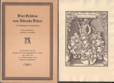 Drei Exlibris von Albrecht Dürer in Nachbildungen…