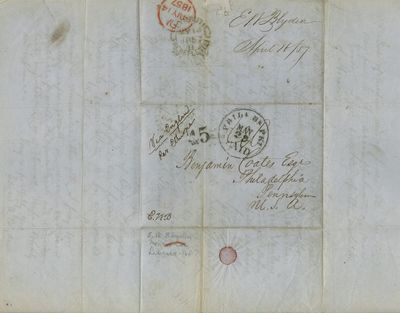 1857 Letter from Edward Wilmot Blyden...; (photo 2)