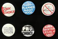 Six (6) Reproductive Rights Buttons