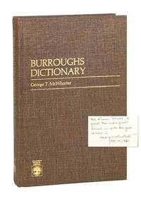 Burroughs Dictionary: An Alphabetical List of Proper Names, Words, Phrases, and Concepts Contained in the Published Works of Edgar Rice Burroughs [Signed and Inscribed]