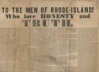 TO THE MEN OF RHODE-ISLAND! / Who love HONESTY and TRUTH