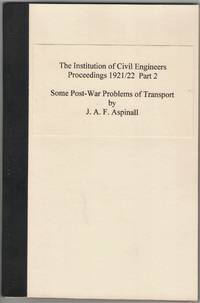 cover of Some Post-War Problems of Transport