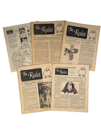 Radical Satire and Counterculture Newspaper The Realist Archive -1960s