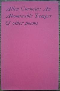 An Abominable Temper & other poems.