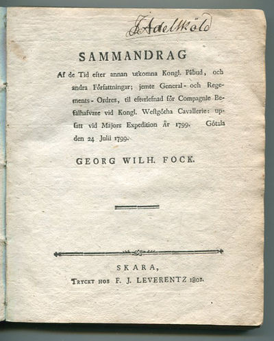 Sammandrag af de tid efter annan utkomna kongl.…