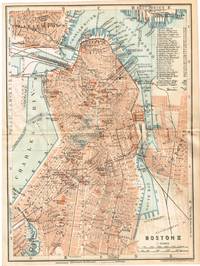 Baedeker City Plan: Map of Boston