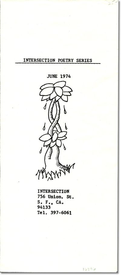 Pamphlet for Intersection Poetry Series