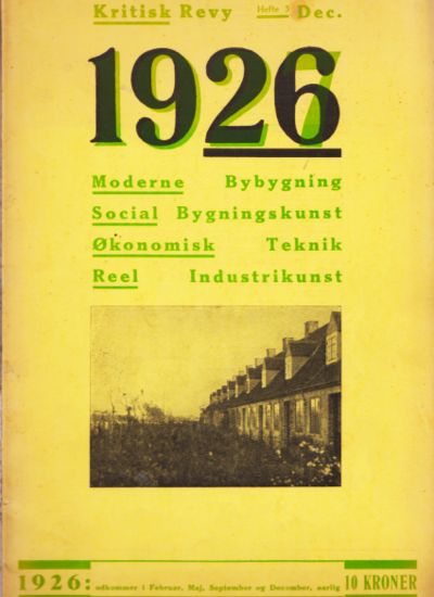 Kritisk Revy. Hefte 3. 1926