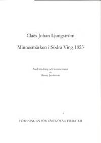 Minnesmärken i Södra Ving 1853. Med inledning och…