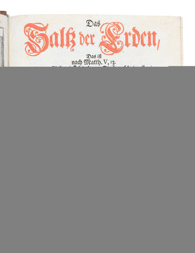 Das Saltz der Erden, das ist nach Matth. V, 13. die christliche Schuldigkeit der Lehrer und Zuhörer: In dreyen Theilen, nemlich,  1) VII. Betrachtungen; 2) LXXXIII. Hallischen Ordinations-Reden; 3) LXXXIII. Magdeb. Ordinations-Reden. (photo 2)
