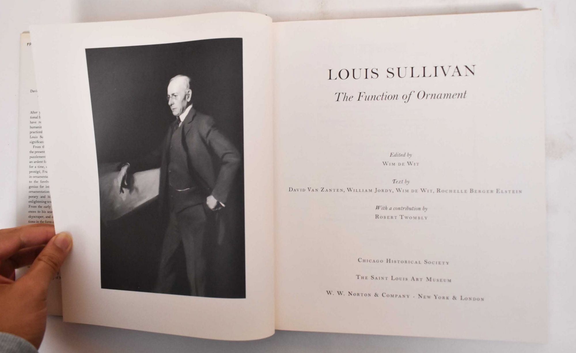Louis Sullivan: the function of ornament by Wit, Wim de, ; Van 