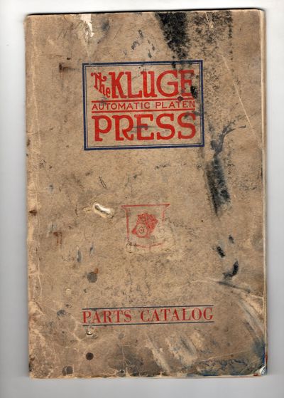 Parts Catalog; KLUGE Automatic Press