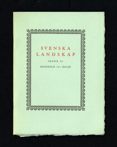 Svenska landskap. Grafik av Reinhold von Rosen.…