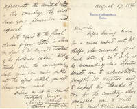 cover of Autograph Letter Signed