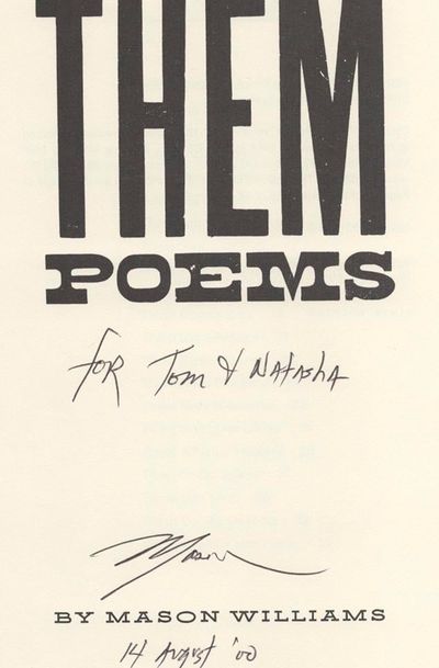 Them Poems (Signed First Edition)