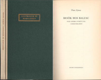 BESÖK HOS BALZAC OCH ANDRA STRÖVTÅG I BOKVÄRLDEN.…