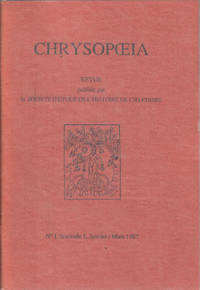 image of Chrysopoeia /janvier mars 1987
