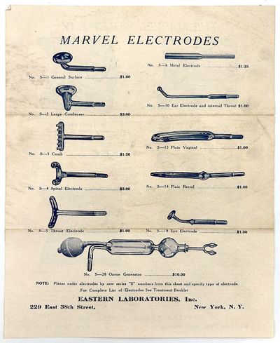 The Marvel Violet Ray" -- Advertising...; (photo 1)